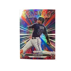 2022 fearless prizm holo of Juan Soto #fl-11 mint condition